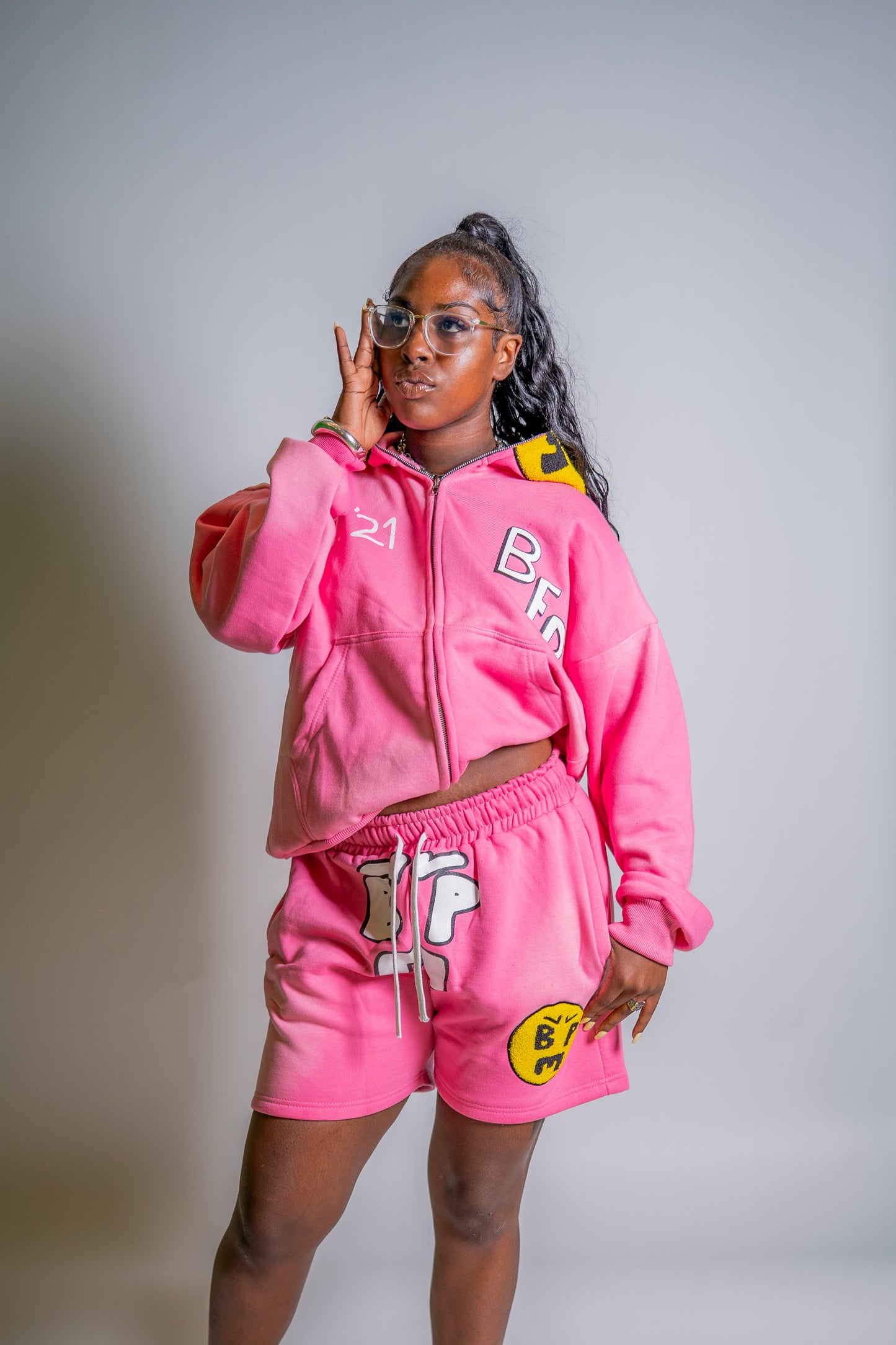 PINK “JUST SMILE” SET