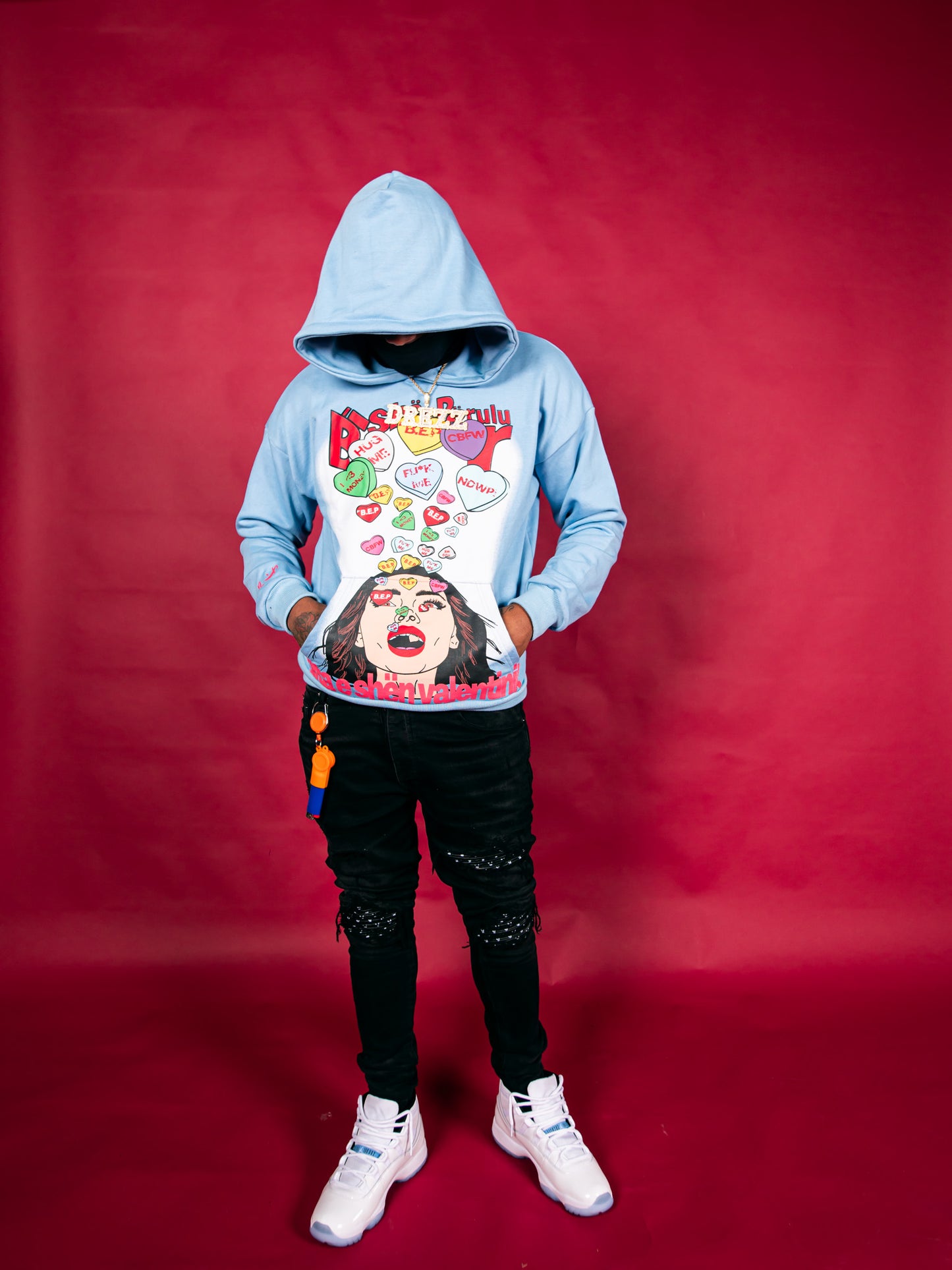 BLUE SWEETHEART HOODIE