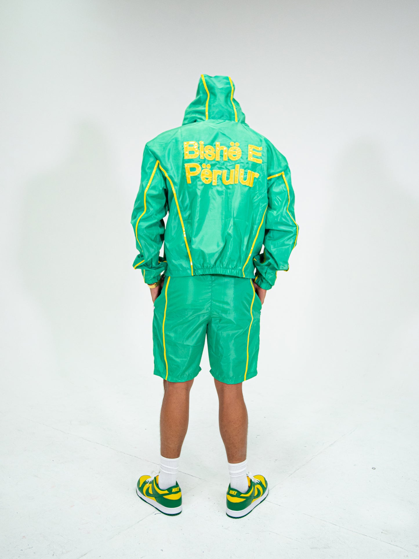 GREEN B.E.P WIND BREAKER JACKET