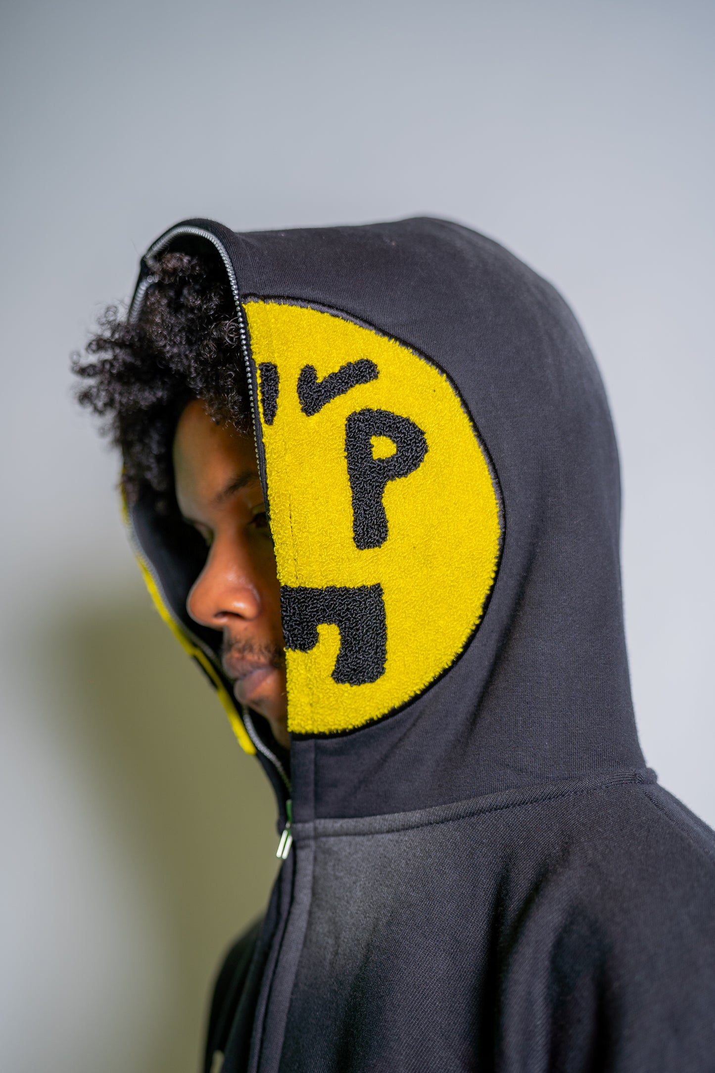 BLACK “JUST SMILE” SET