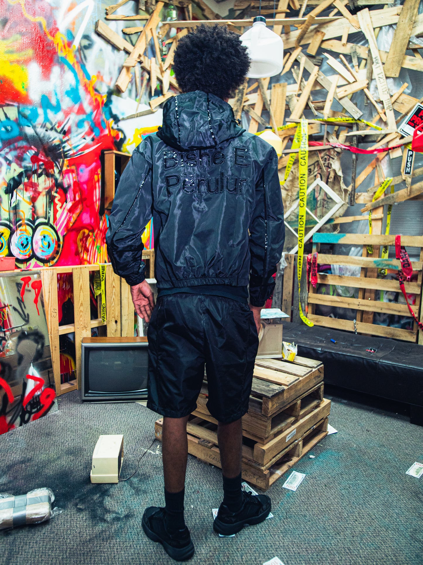 BLACK&BLACK B.E.P.YOLA SHORT SET