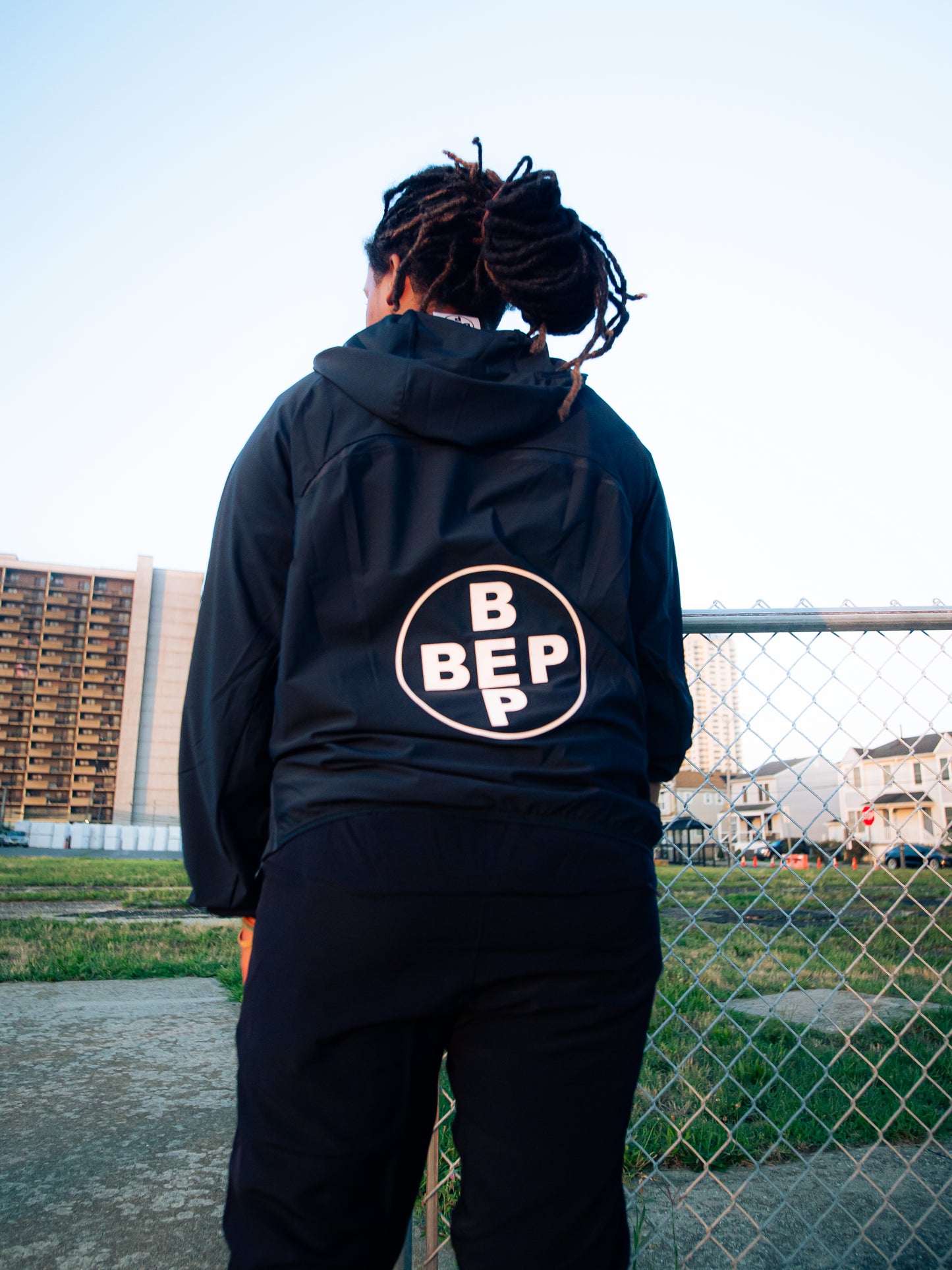 NAVY BLUE PANTS RUNNER SET