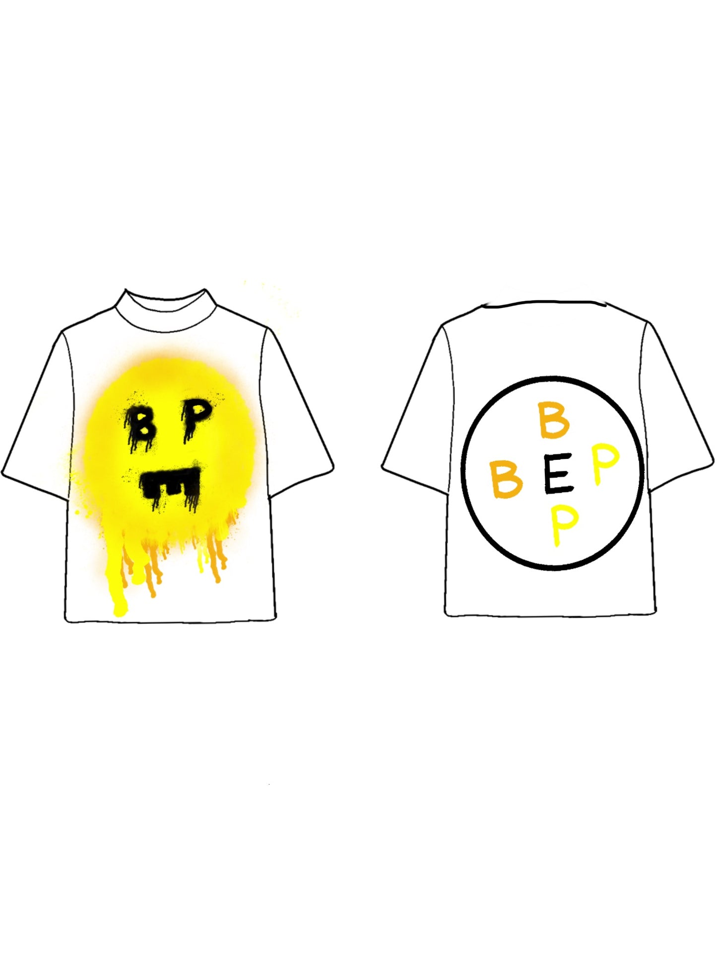 "B.E.P" SPRAYPAINT TEE