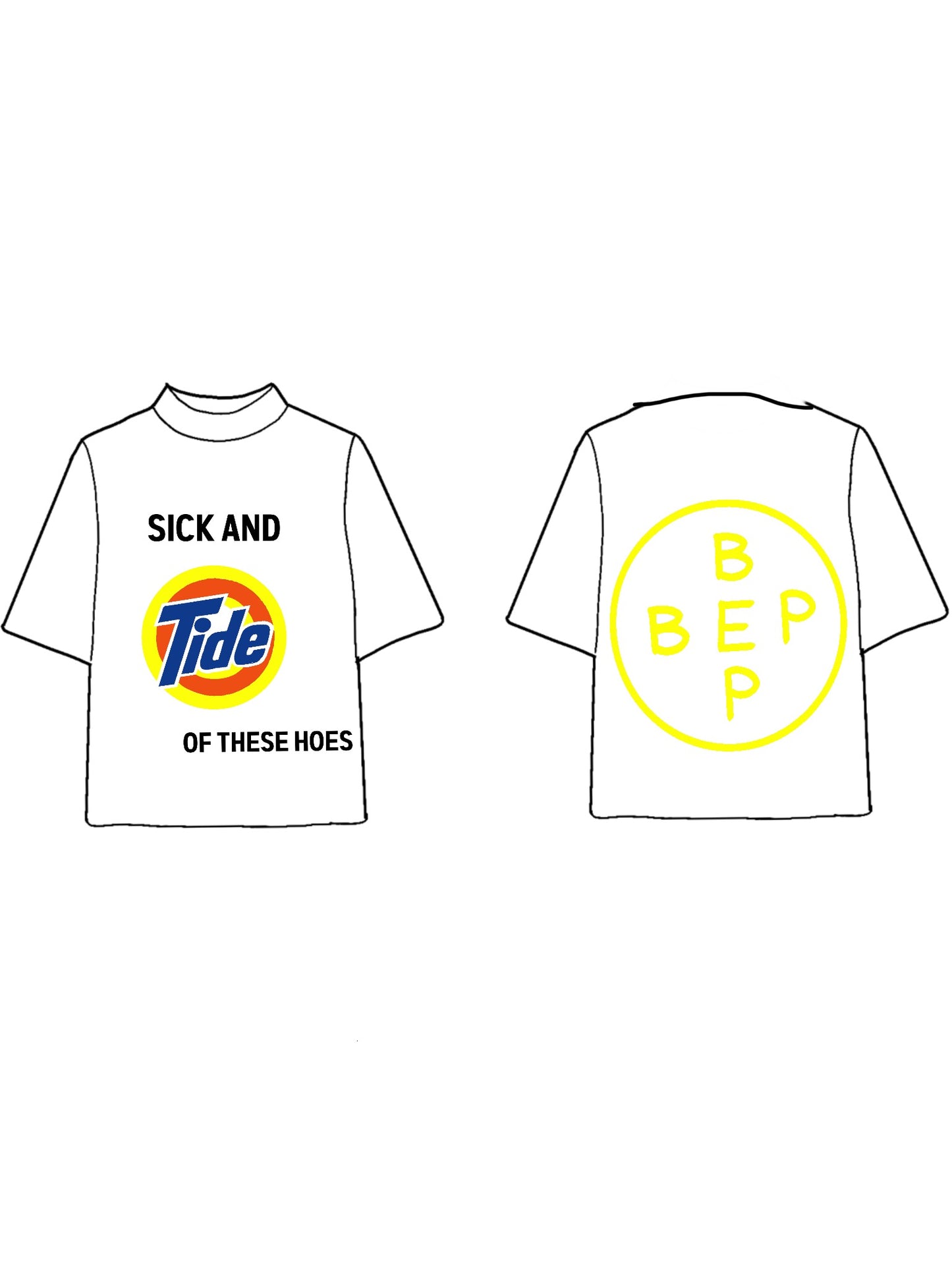 "B.E.P" SICK AND TIDE TEE