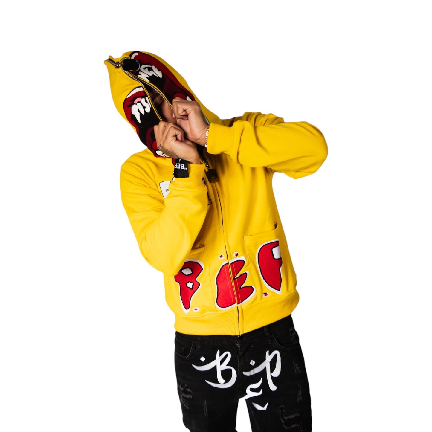 Fu*K Cancer YELLOW hoodie