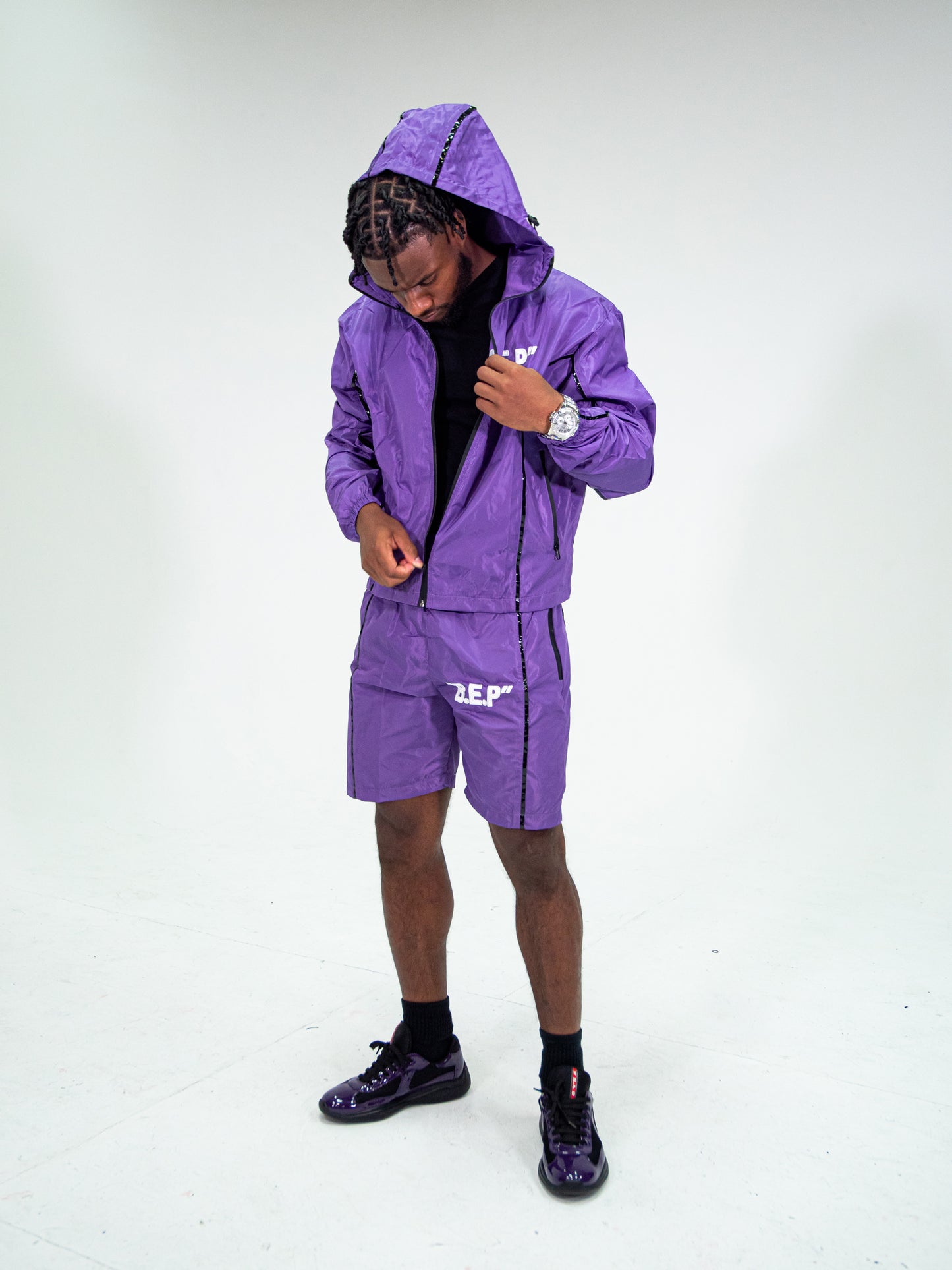 PURPLE B.E.P.YOLA SHORT SET