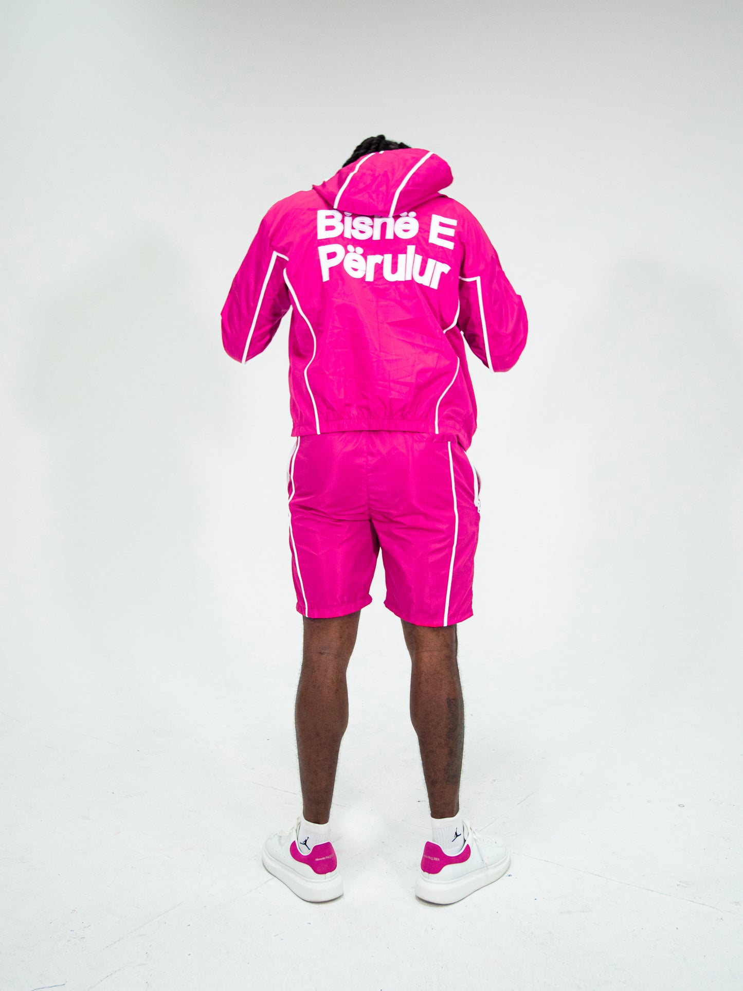 PINK B.E.P WIND BREAKER JACKET