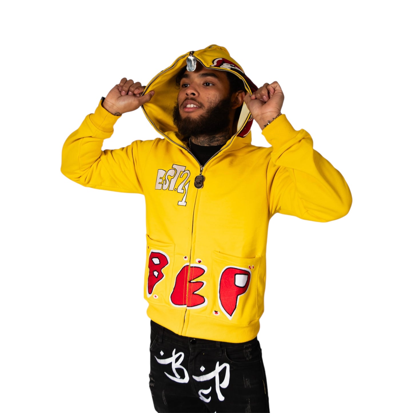 Fu*K Cancer YELLOW hoodie