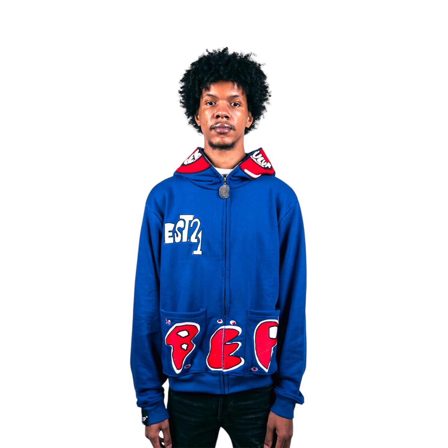 Fu*K Cancer BLUE hoodie