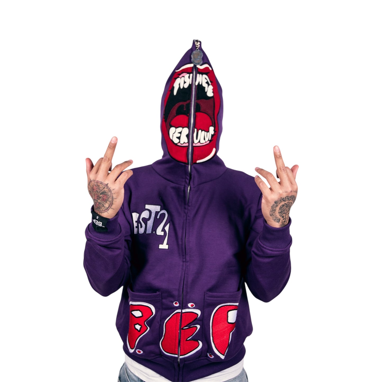 Fu*K Cancer PURPLE hoodie