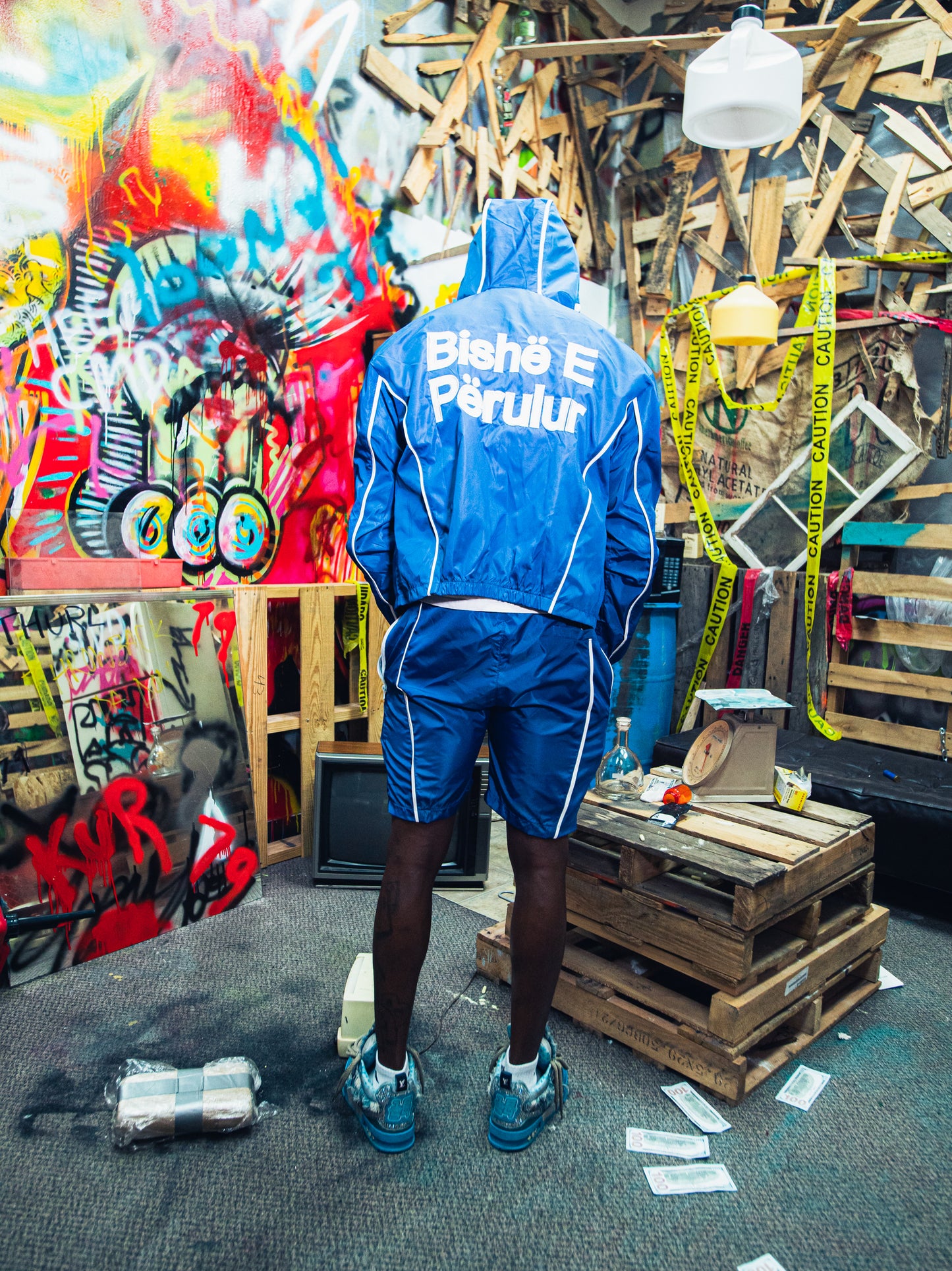 BLUE B.E.P.YOLA SHORT SET