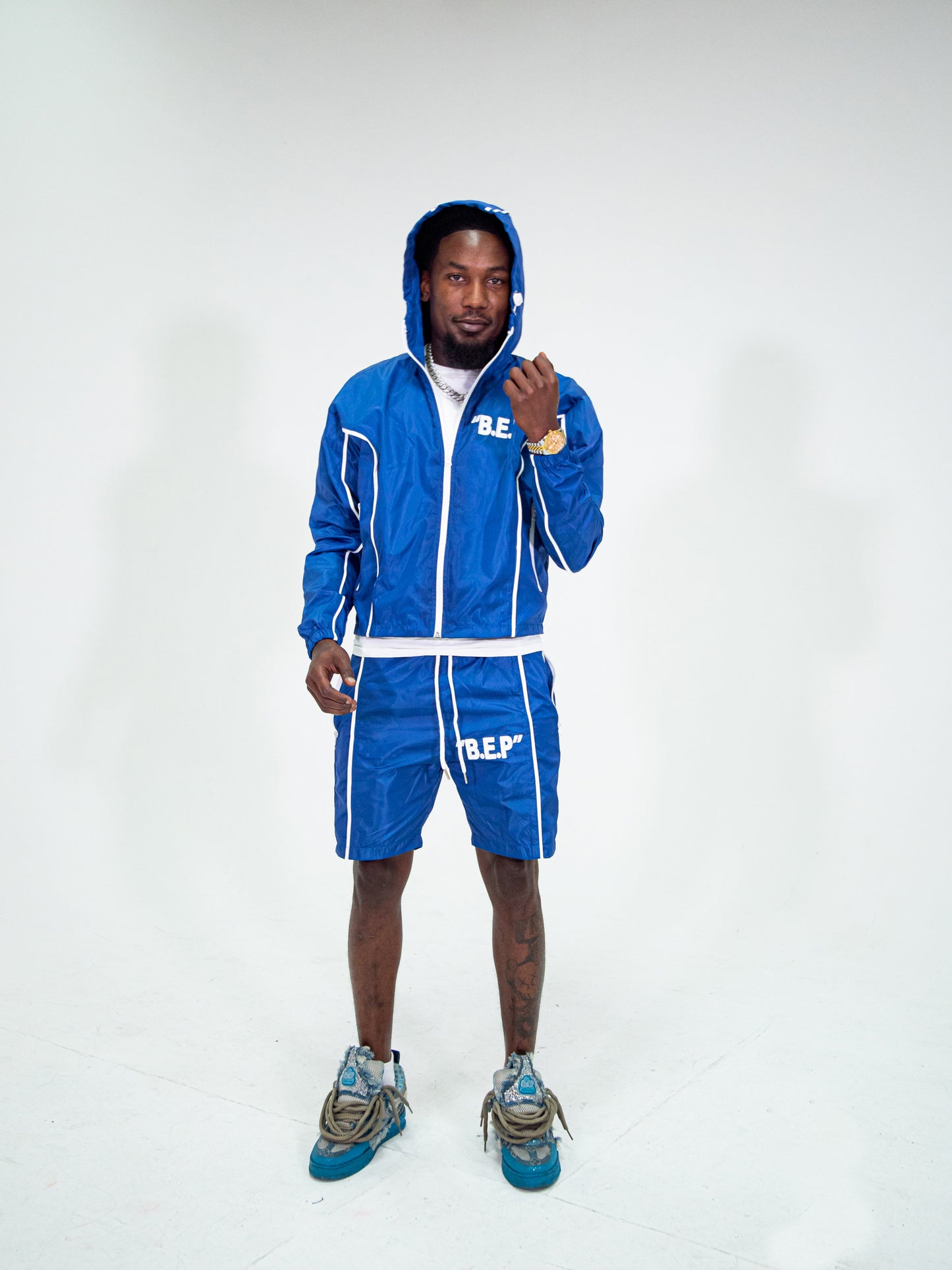 BLUE B.E.P.YOLA SHORT SET