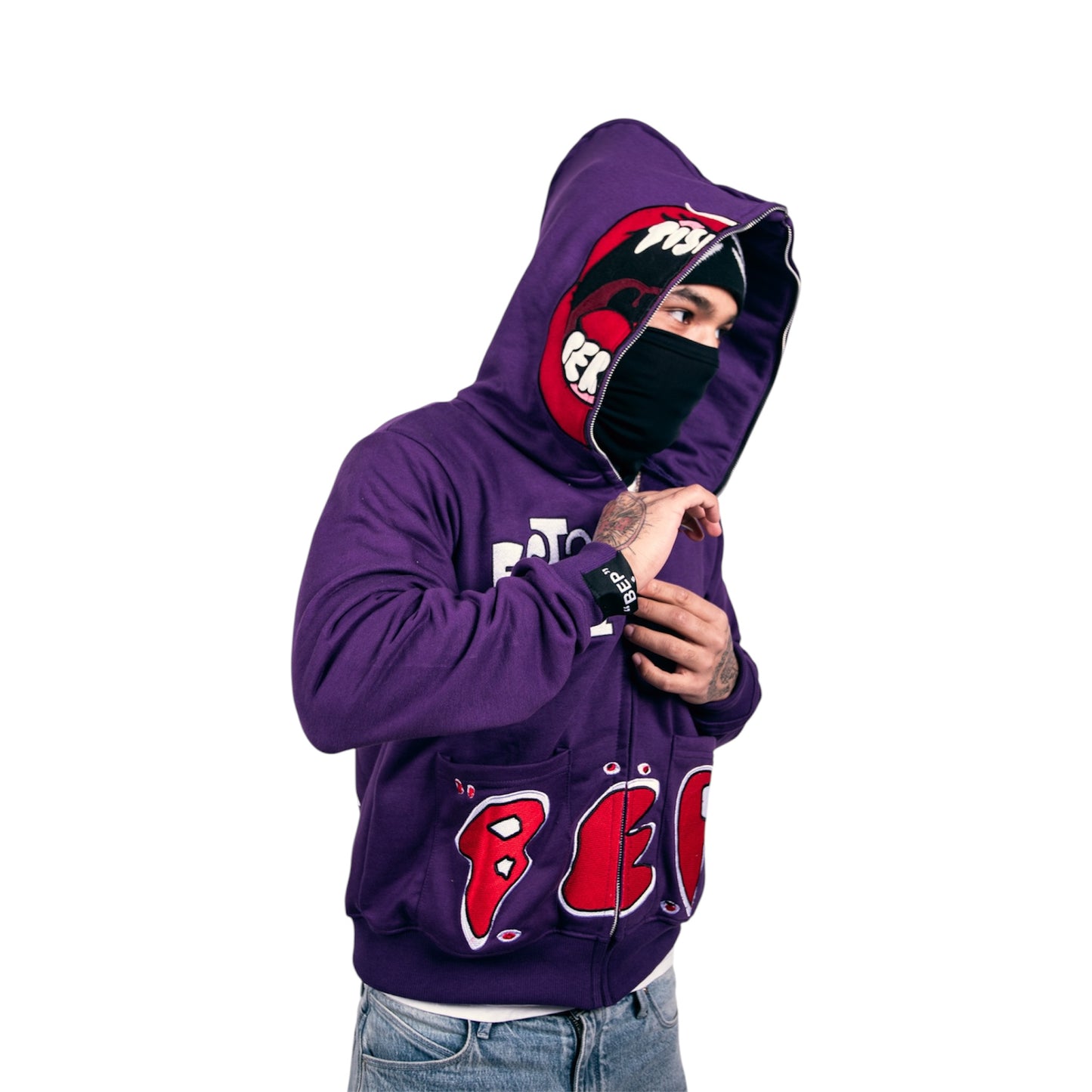 Fu*K Cancer PURPLE hoodie