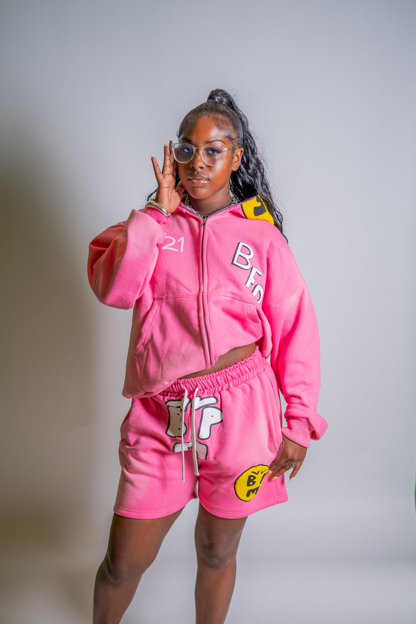 PINK “JUST SMILE” SET