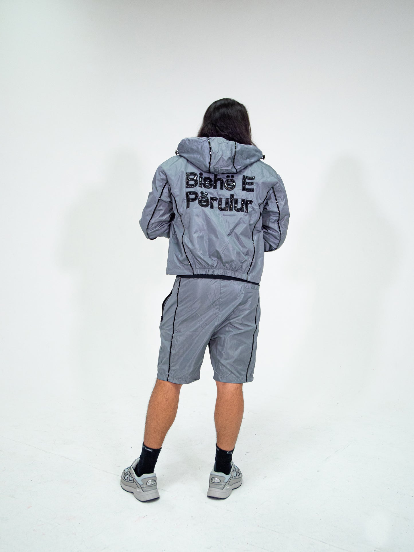 GREY B.E.P.YOLA SHORT SET