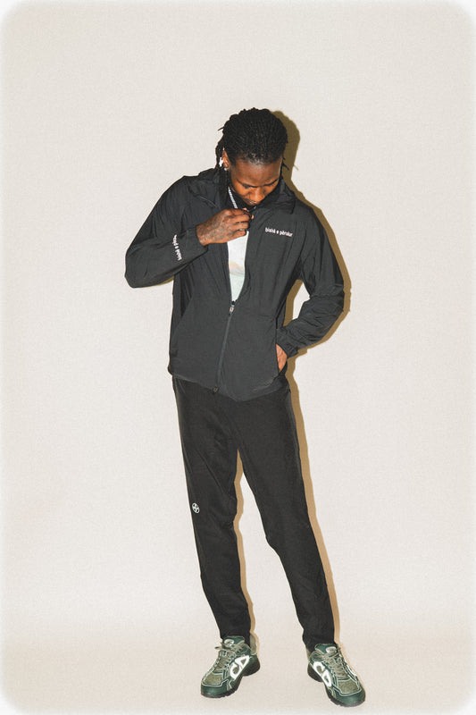 BLACK & WHITE PANTS RUNNER SETS